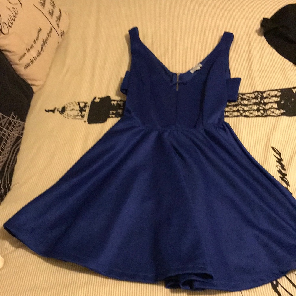 Blue dress
